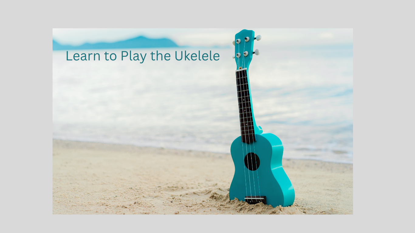 Ukelele on the beach